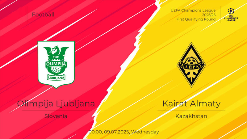 Nhận định O. Ljubljana vs Kairat Almaty, 00h00 ngày 09/07 - Vòng loại C1